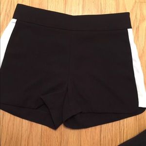 J.crew tuxedo stripe shorts